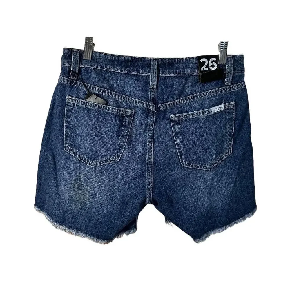 Joe's Jeans Helsinki Cut-Off Denim Shorts Cotton‎ Size 26 NEW